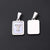 3 PCS/Package 12 * 18mm 7x3.5mm 304 Stainless Steel Shell Letter Rectangle Polished Pendant