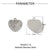 3 PCS/Package 13 * 12mm 13 * 14mm 16 * 18 Mm 201 Stainless Steel 18K Gold Plated Clouds Round Heart Shape Polished Pendant