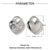 3 PCS/Package 13 * 12mm 13 * 14mm 16 * 18 Mm 201 Stainless Steel 18K Gold Plated Clouds Round Heart Shape Polished Pendant