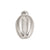 3 PCS/Package 19*10mm 304 Stainless Steel Shell Pendant