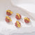 3 PCS/Package 2*2cm Alloy Pumpkin Pendant