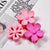 3-Piece  Customized Version Five Petal Flower Matte Texture Grip Female Everyday