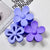 3-Piece  Customized Version Five Petal Flower Matte Texture Grip Female Everyday