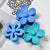 3-Piece  Customized Version Five Petal Flower Matte Texture Grip Female Everyday