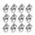 30pcs Beach Simple Style Conch Shell Fish Alloy Plating Pendant Jewelry Accessories