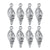 30pcs Beach Simple Style Conch Shell Fish Alloy Plating Pendant Jewelry Accessories