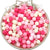 30pcs Diameter 8mm 1mm Arylic Round Beads