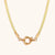 316L Stainless Steel  18K Gold Plated Simple Style Geometric Necklace