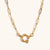 316L Stainless Steel  18K Gold Plated Simple Style Geometric Necklace