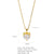 316L Stainless Steel  Copper Gold Plated Simple Style Classic Style Plating Constellation Pendant Necklace