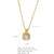 316L Stainless Steel  Copper Gold Plated Simple Style Classic Style Plating Constellation Pendant Necklace