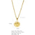 316L Stainless Steel  Copper Gold Plated Simple Style Classic Style Plating Constellation Pendant Necklace