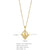 316L Stainless Steel  Simple Style Classic Style Inlay Color Block Zircon Pendant Necklace