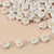 4 * 7mm Resin No Inlaid Letter Beads