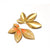 4 PCS/Package 304 Stainless Steel Heart Shape Butterfly Pendant