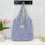 4613  Summer Embossed Cute Canvas Bag Niche Design Large Capacity Tote Bag Shoulder Underarm Bag