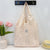 4613  Summer Embossed Cute Canvas Bag Niche Design Large Capacity Tote Bag Shoulder Underarm Bag