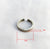 925 Sterling Silver Geometric Silver Polishing Rings