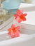 4cm Medium Plastic Grab Clip Color Flower Hairpin Back Head Half Pontail Clip Advanced Shark Clip Headwear