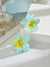 4cm Medium Plastic Grab Clip Color Flower Hairpin Back Head Half Pontail Clip Advanced Shark Clip Headwear