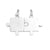 5 PCS/Package 13*13mm 13*10mm 201 Stainless Steel Jigsaw DIY Ornament Accessories