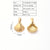 5 PCS/Package 15.5x15mm 21x20mm 26x25mm 3.5x6mm 3x7mm 4x9mm 304 Stainless Steel Gold Plated Shell Polished Pendant