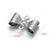 5 PCS/Package 304 Stainless Steel Bow Knot Pendant