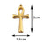 5 PCS/Package 304 Stainless Steel Cross Pendant