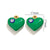 5 PCS/Package 304 Stainless Steel Heart Shape Pendant