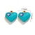 5 PCS/Package 304 Stainless Steel Heart Shape Pendant