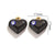 5 PCS/Package 304 Stainless Steel Heart Shape Pendant