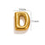 5 PCS/Package 304 Stainless Steel Letter Pendant