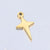 5 PCS/Package 304 Stainless Steel Star Moon Pendant