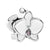 5 PCS/Package Alloy Artificial Pearls Rhinestones Shell Heart Shape Flower Butterfly Polished Pendant Beads