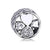 5 PCS/Package Alloy Artificial Pearls Rhinestones Shell Heart Shape Flower Butterfly Polished Pendant Beads