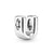 1 PC/Package Alloy Letter Polished Beads