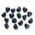 5 PCS/Package Arylic Solid Color Beads