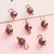 5 PCS/Package Diameter 4mm Glass Round Pendant Beads