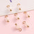 5 PCS/Package Diameter 4mm Glass Round Pendant Beads