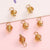 5 PCS/Package Diameter 4mm Glass Round Pendant Beads