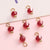 5 PCS/Package Diameter 4mm Glass Round Pendant Beads