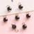 5 PCS/Package Diameter 4mm Glass Round Pendant Beads