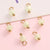 5 PCS/Package Diameter 4mm Glass Round Pendant Beads