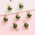 5 PCS/Package Diameter 4mm Glass Round Pendant Beads