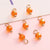 5 PCS/Package Diameter 4mm Glass Round Pendant Beads