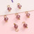 5 PCS/Package Diameter 4mm Glass Round Pendant Beads