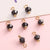 5 PCS/Package Diameter 4mm Glass Round Pendant Beads