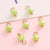 5 PCS/Package Diameter 4mm Glass Round Pendant Beads