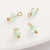 5 PCS/Package Diameter 4mm Natural Stone Opal Round Pendant Beads