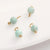 5 PCS/Package Diameter 4mm Natural Stone Opal Round Pendant Beads